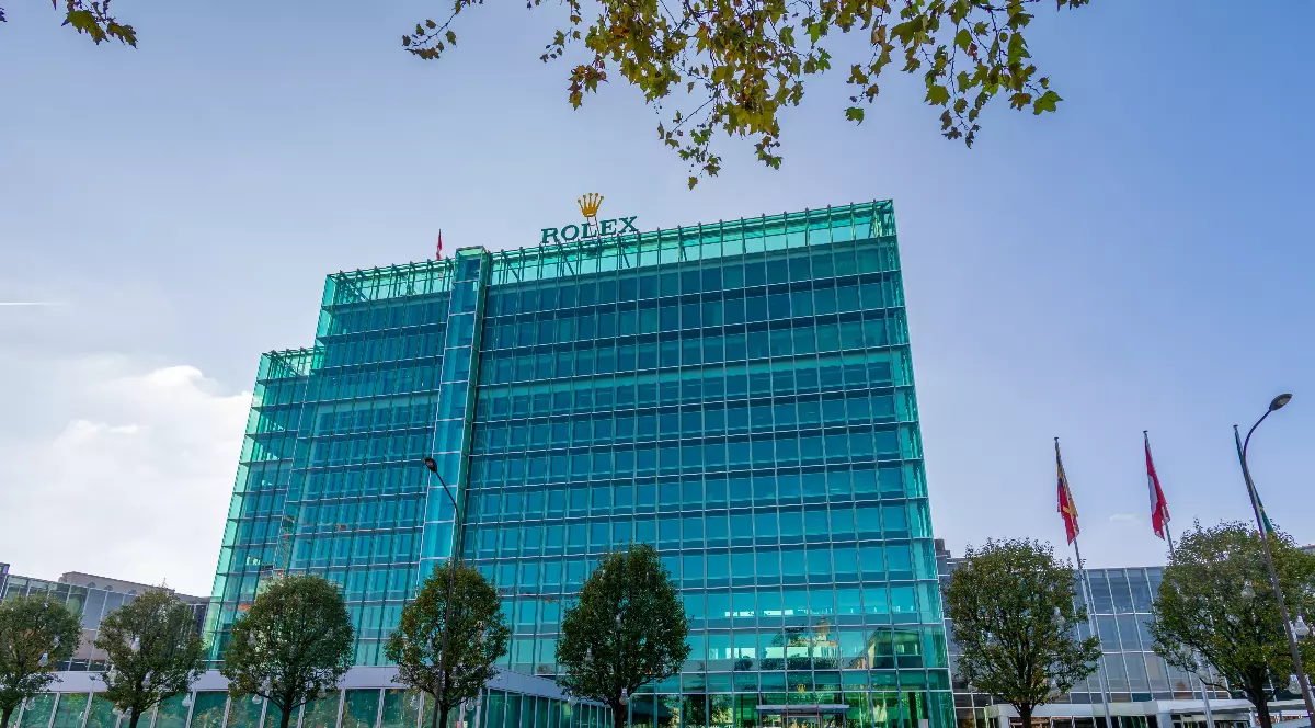 o clădire Rolex din Elveția