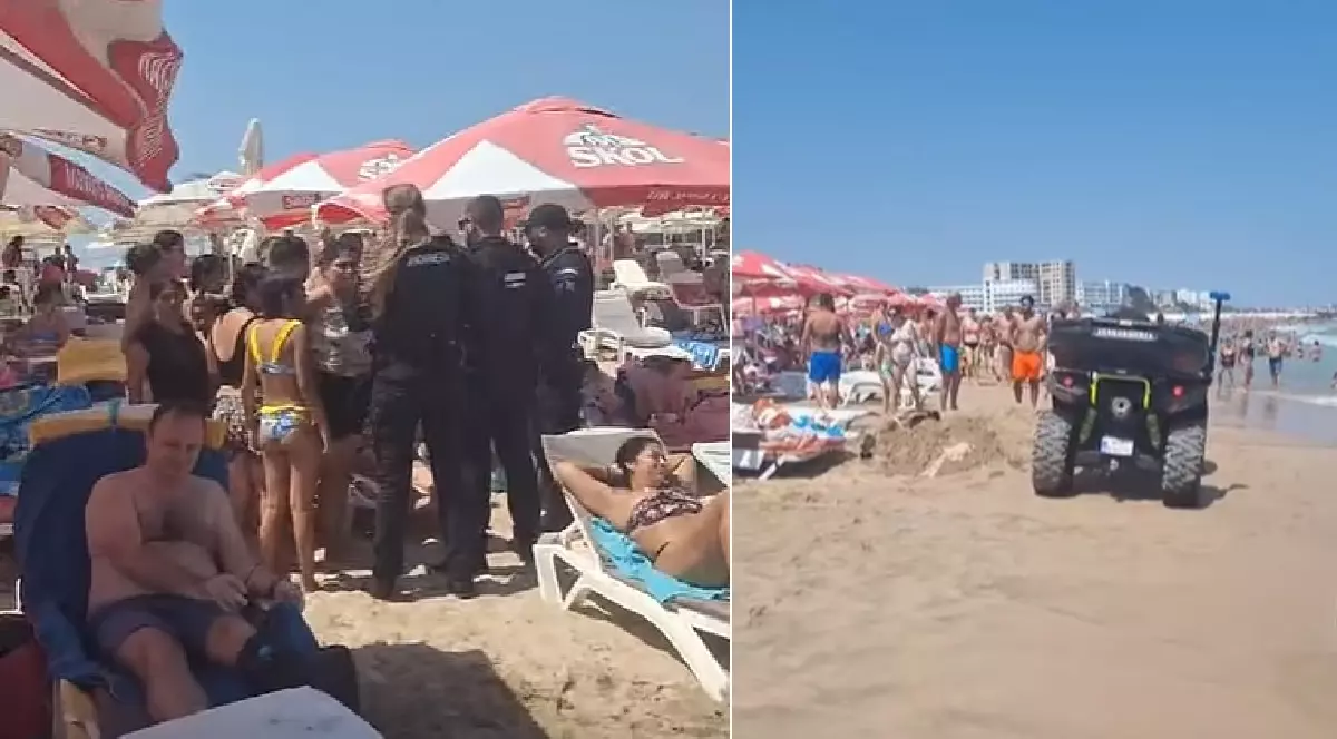 Mai mulți turişti au ignorat steagul roşu de pe plajele din Eforie şi au fost amendați de jandarmi