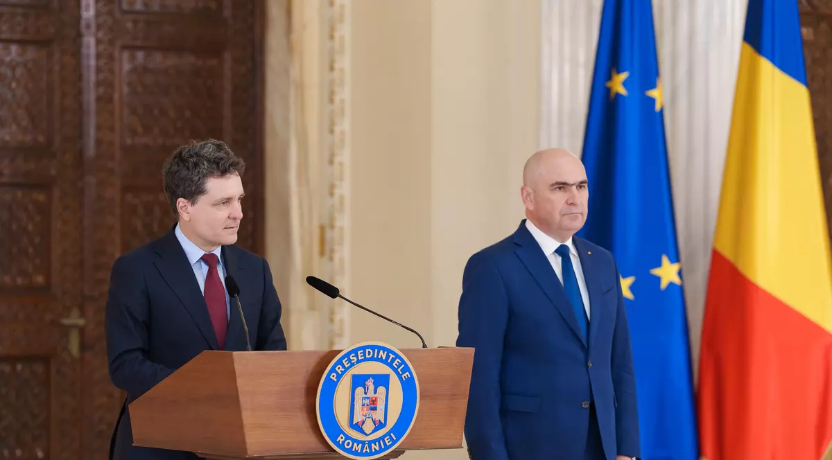 Nicușor Dan și Ilie Bolojan în prima zi de colaborare oficială FOTO Presidency