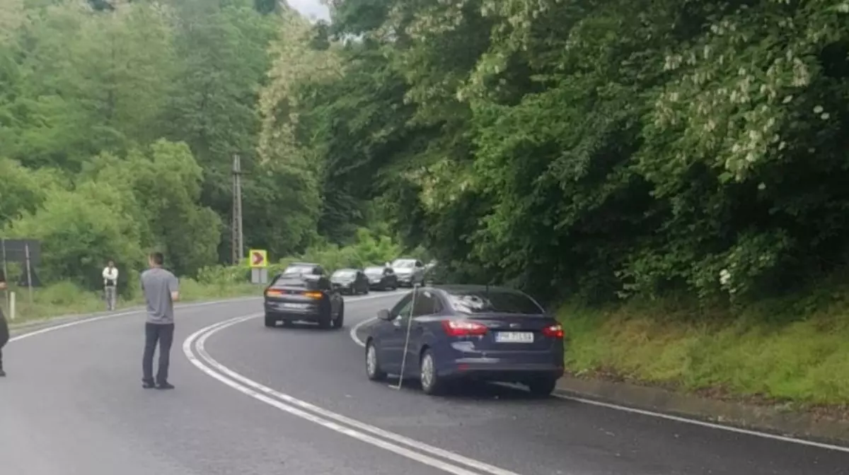 Accident grav pe DN 1 în Sibiu: Trafic blocat
