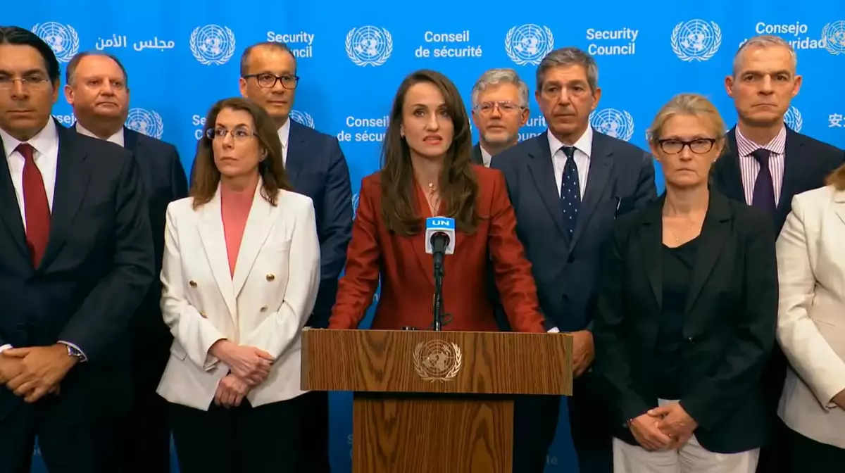 Oana Țoiu, declarații la reuniunea CS ONU