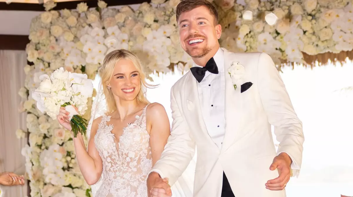MrBeast s-a căsătorit cu Thea Booysen pe Necker Island