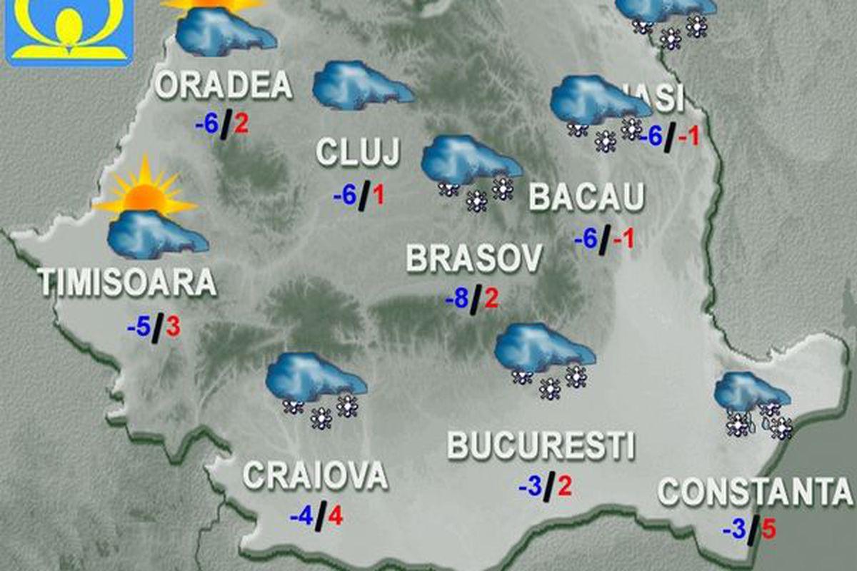 Prognoza Meteo Pentru 22 Si 23 Ianuarie Ninsori In Aproape Toată țara Libertatea