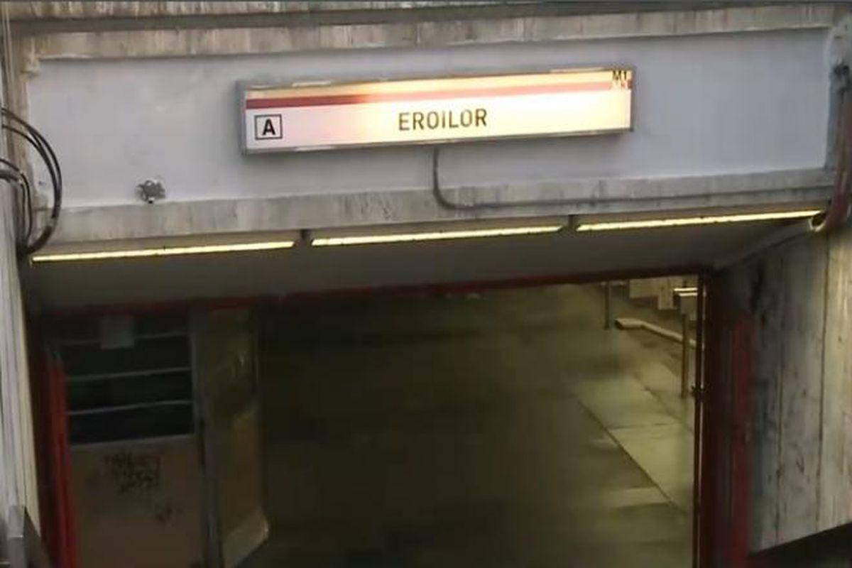 Stația De Metrou Eroilor Invadată De Praf Provenit De La Magistrala 5 Libertatea