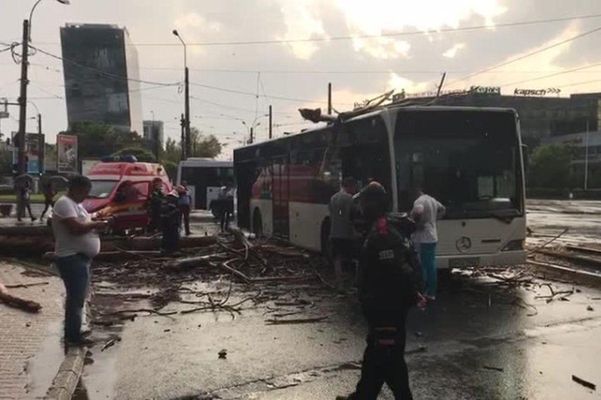 Imaginile Dezastrului Lăsat In Urmă De Furtuna Din București Cu