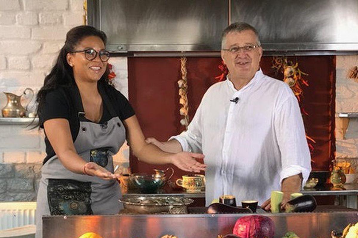 nadine și mircea dinescu au gătit