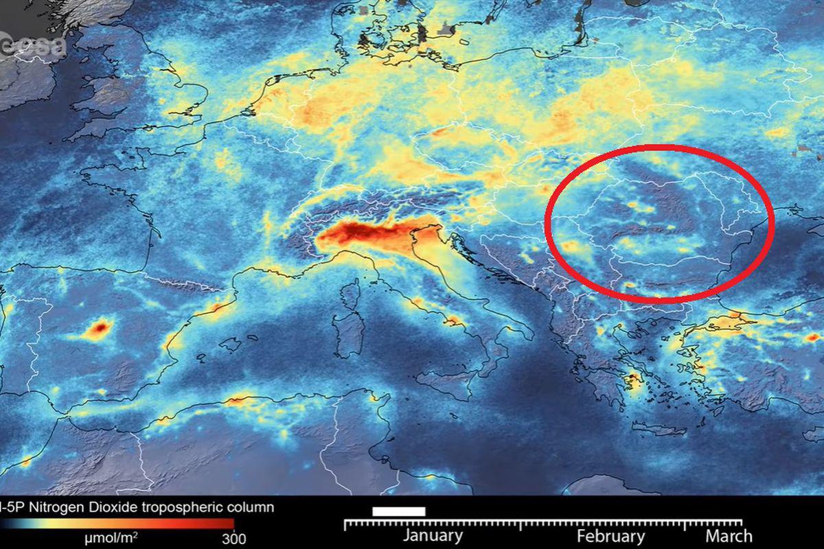 Coronavirusul Reduce Poluarea In Europa Pe Hartă Apare și Romania Libertatea