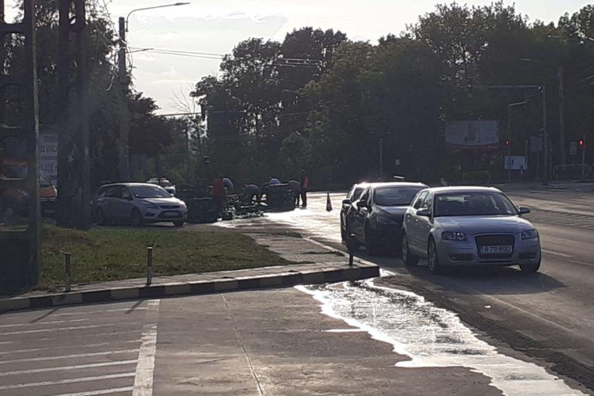 Stradă Din Godinesti Gorj Inundată De Bere șoferul A Pierdut Marfa Libertatea