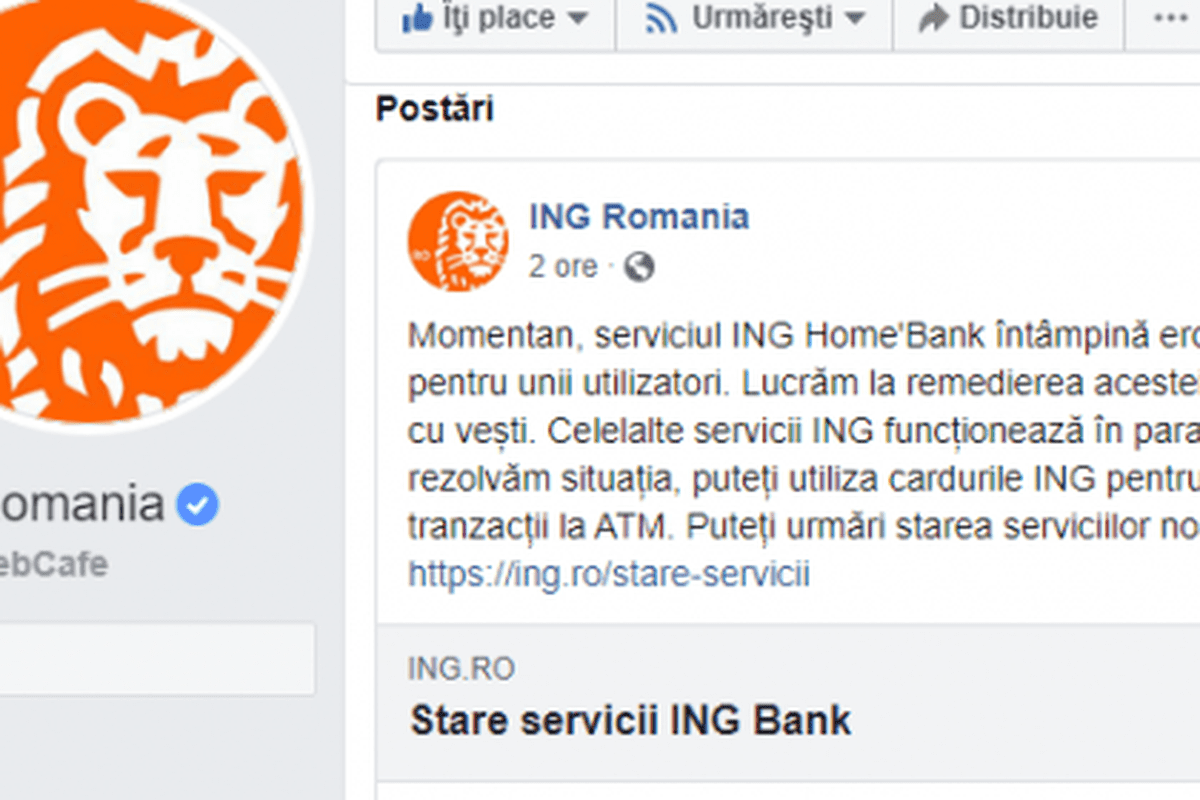 Ing Bank Are Dificultăți Cu Plățile Pe Internet Sfaturile Băncii Pentru Clienți Libertatea