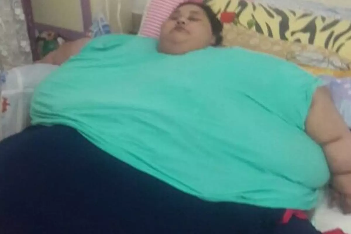 Lumea cea mai mare femeie pierde în greutate