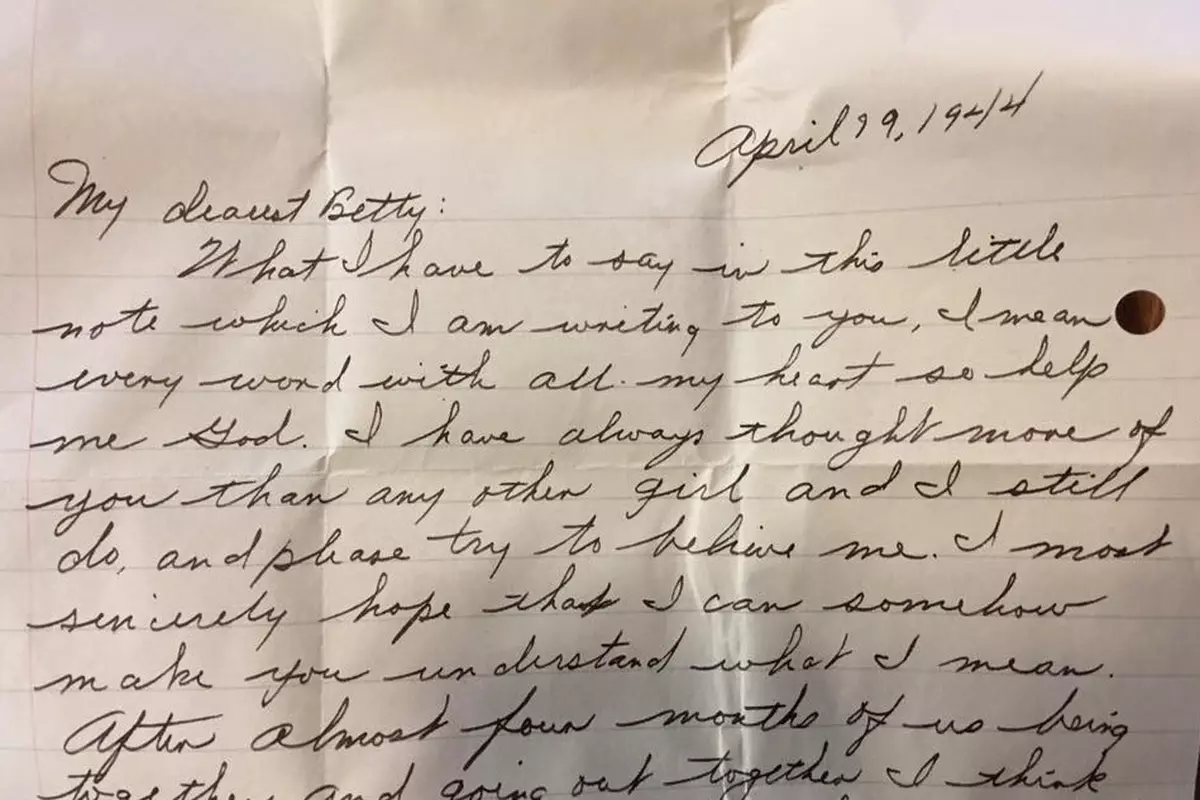 Povestea Din Spatele Unei Scrisori De Dragoste ScrisÄƒ In 1944 Libertatea