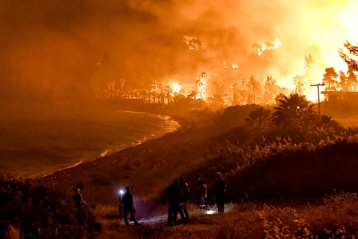 Incendii De VegetaÈ›ie In Grecia Cel PuÅ£in Sase Sate Si DouÄƒ MÄƒnÄƒstiri Evacuate Libertatea