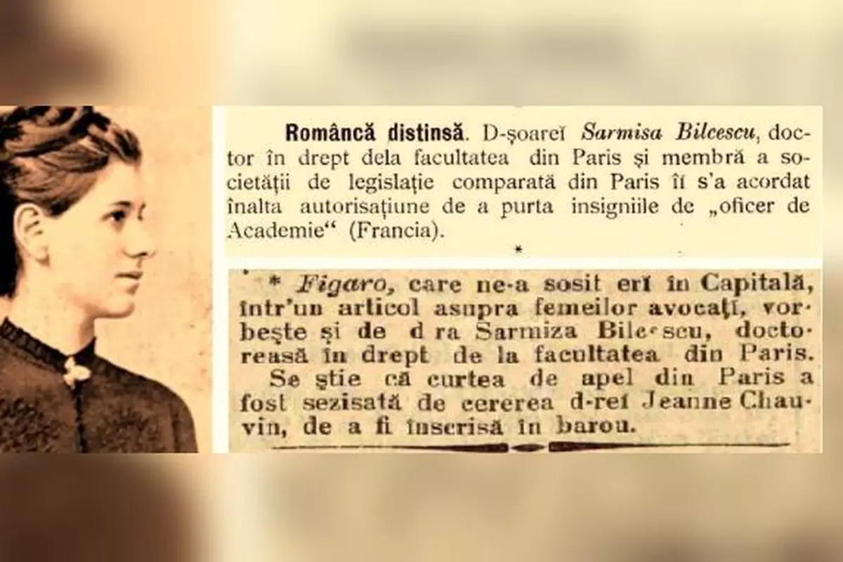 O Româncă, Elogiată De MAE Francez. Povestea Sarmizei Bilcescu, Prima  Femeie Avocat Din Europa și Prima Din Lume Cu Un Doctorat în Drept |  Libertatea