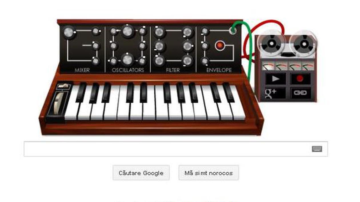 Google îl omagiază pe Robert Moog, inventatorul sintetizatorului