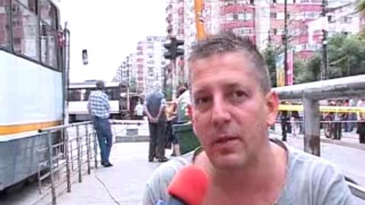 La un pas de moarte! Costin Mărculescu a scăpat din tramvaiul groazei! FOTO