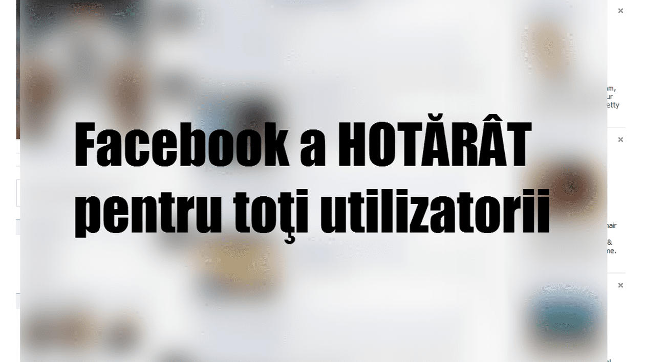 Facebook, o nouă mare SCHIMBARE!