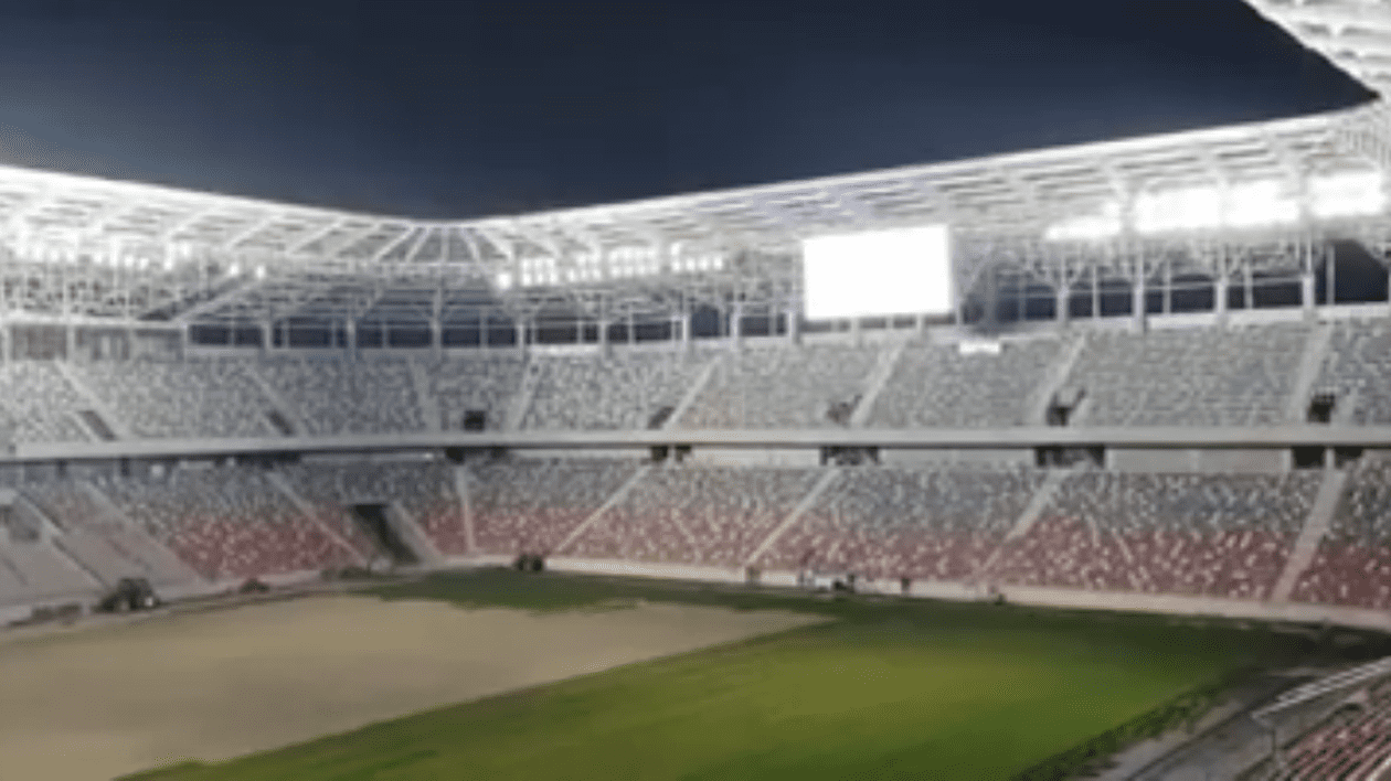 VIDEO | A fost testată nocturna noului stadion Steaua. Arena este aproape gata