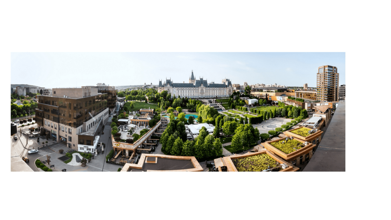(Publicitate) Ansamblul mixt Palas Iași, al companiei IULIUS, singurul proiect certificat LEED® Neighborhood Development din Europa Centrală și de Est