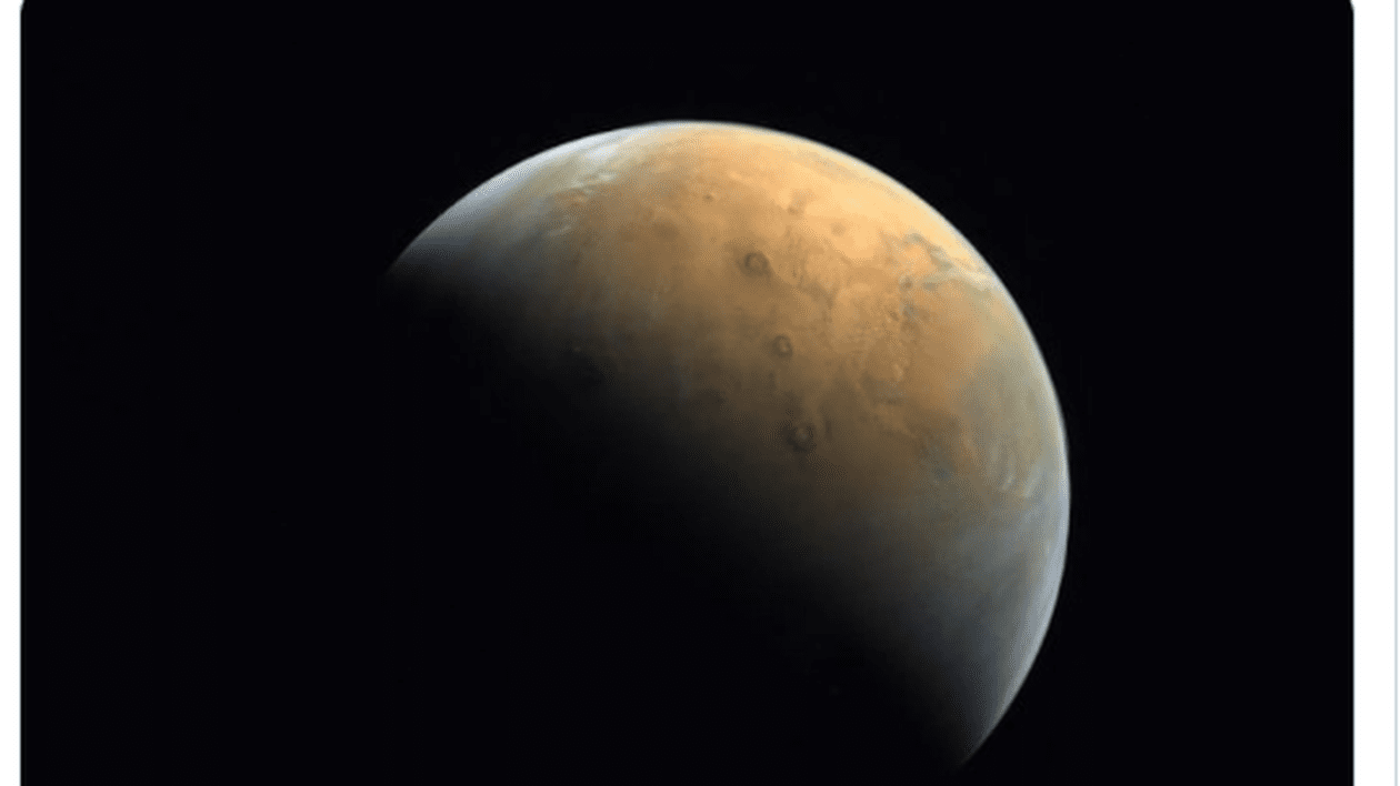 Prima imagine de pe Marte transmisă de sonda spațială arabă Al-Amal