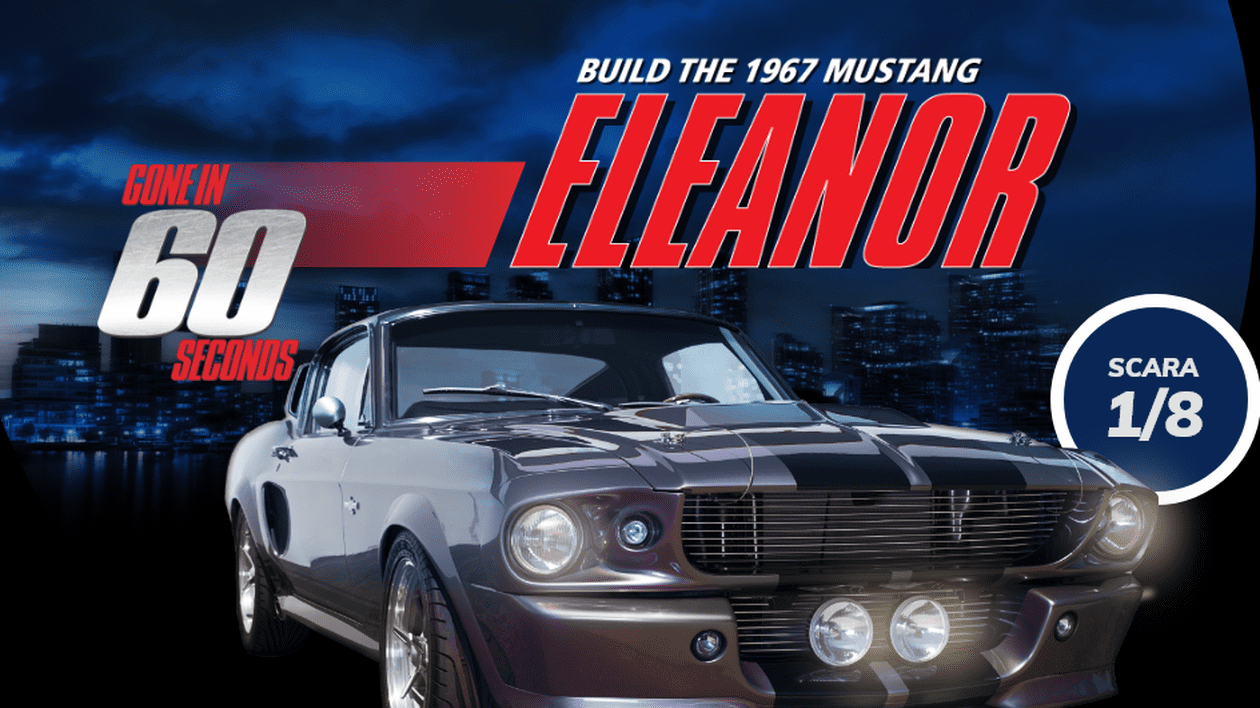 Construiește-ți acum Mustang Eleanor 1:8!