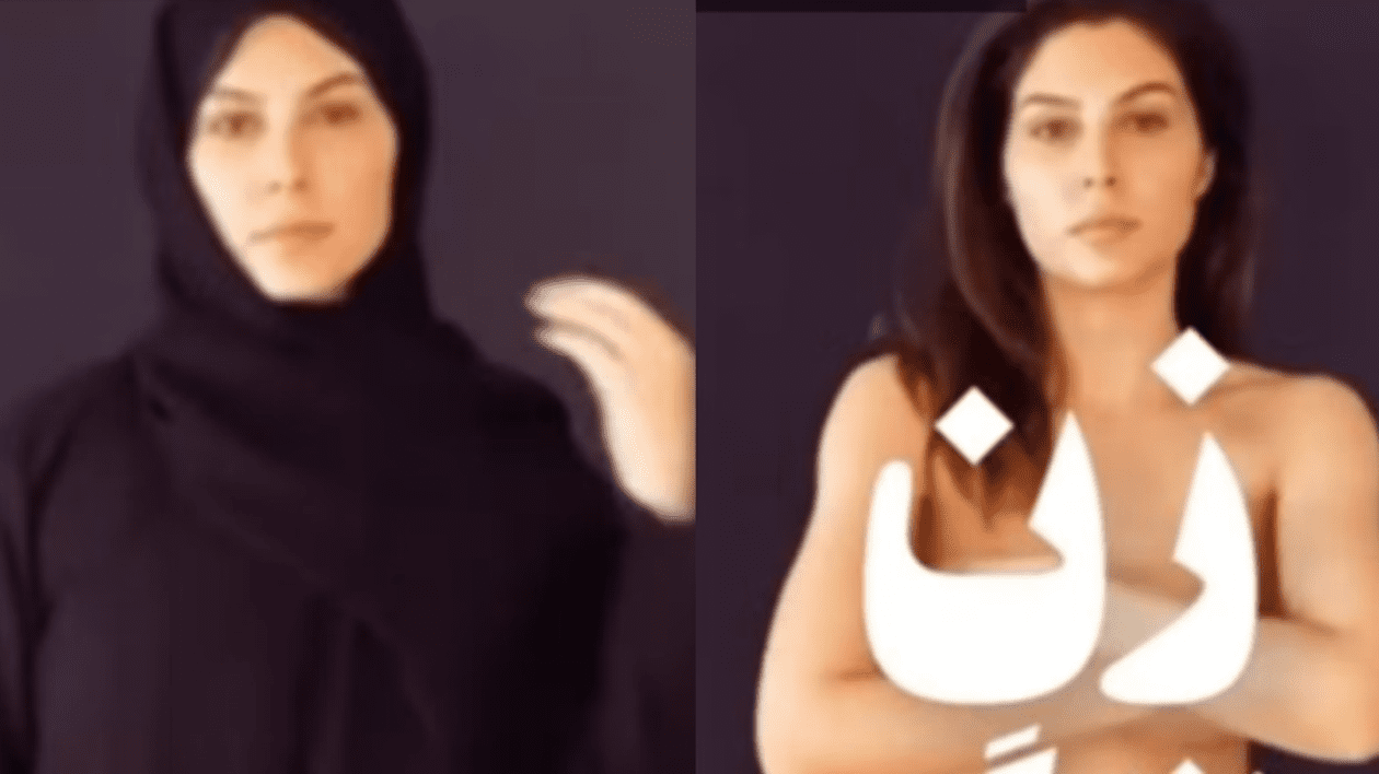 „Corpul meu, alegerea mea! Libertate!”. O actriță iraniană s-a dezbrăcat pentru a apăra drepturile femeilor din țara ei