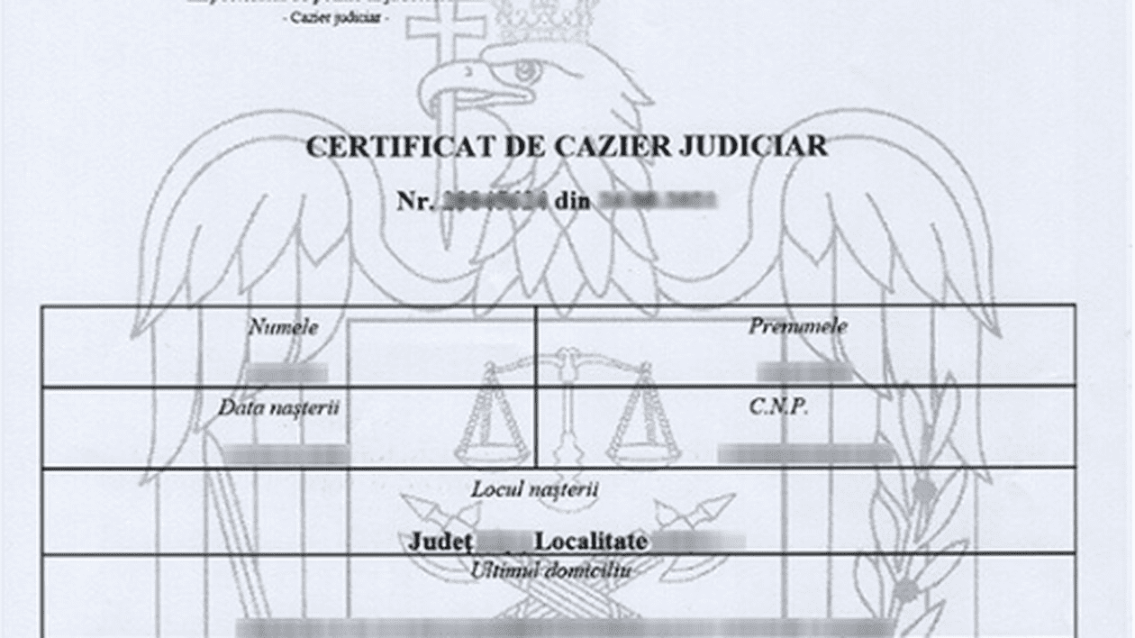 Ce este un cazier judiciar