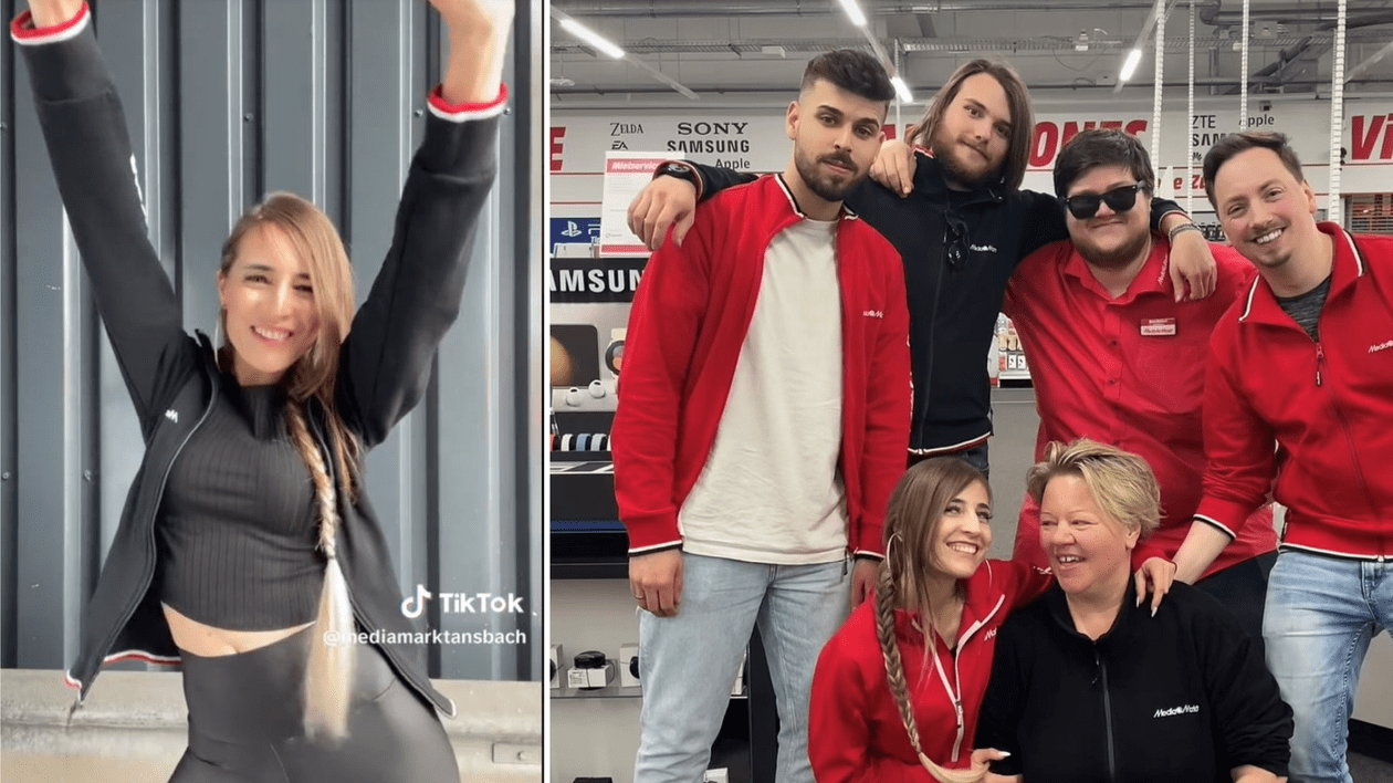 Sandy, angajata care dansează în fața frigiderelor și televizoarelor, într-un magazin din Germania: „E virală, ne-a crescut vânzările”