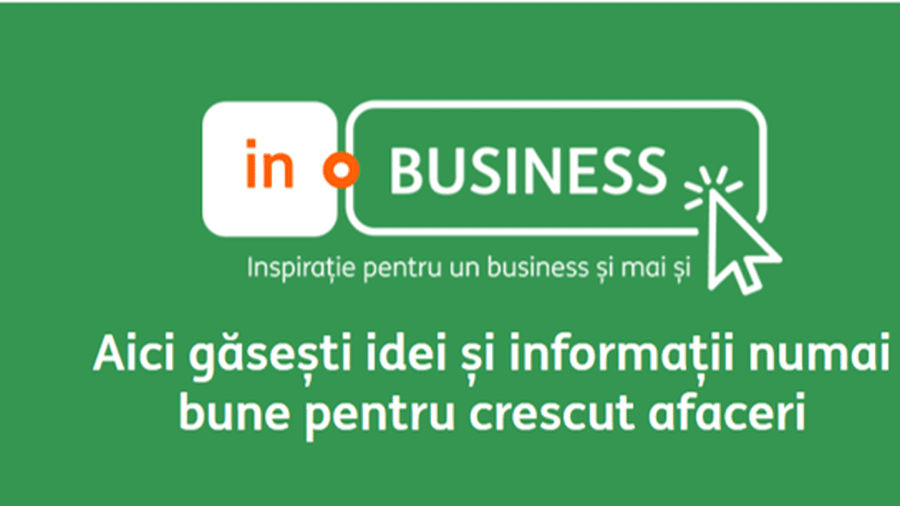 ING Bank lansează InBusiness, un blog pentru antreprenorii români care vor să clădească afaceri de succes. Experți din diferite domenii împărtășesc idei concrete, de la finanțare la programe de creștere