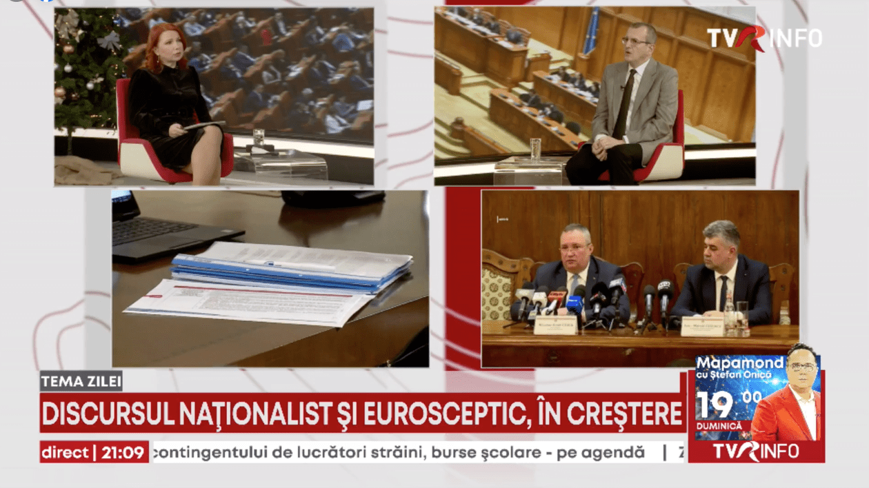 Cum au arătat audiențele televiziunilor de știri în decembrie 2023. Un post de știri și-a dublat publicul