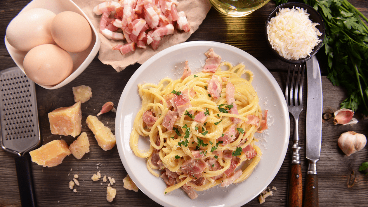 Istoria pastelor carbonara - rețeta originală