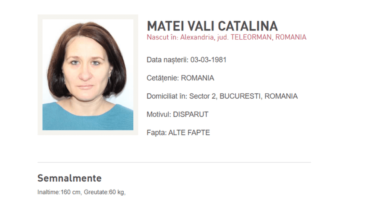 Dată dispărută, secretara-şefă a Universităţii de Medicină şi Farmacie „Carol Davila” a fost găsită moartă într-un lac din Capitală