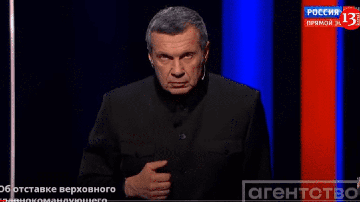 Reacția neașteptată a lui Vladimir Soloviov, considerat propagandistul-șef al Kremlinului: „Asta necesită demisia comandantului suprem” | VIDEO
