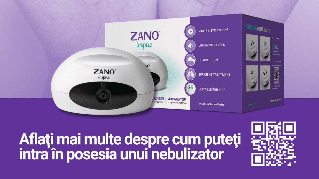 ZANO dăruiește inhalatoare pacienților cu fibroză chistică (mucoviscidoza)
