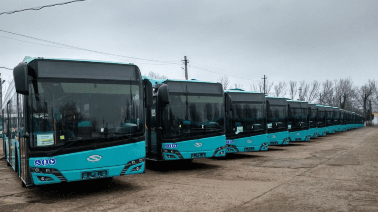 Autobuze electrice la Galați. Traseele pe care vor circula noile mijloace de transport în comun