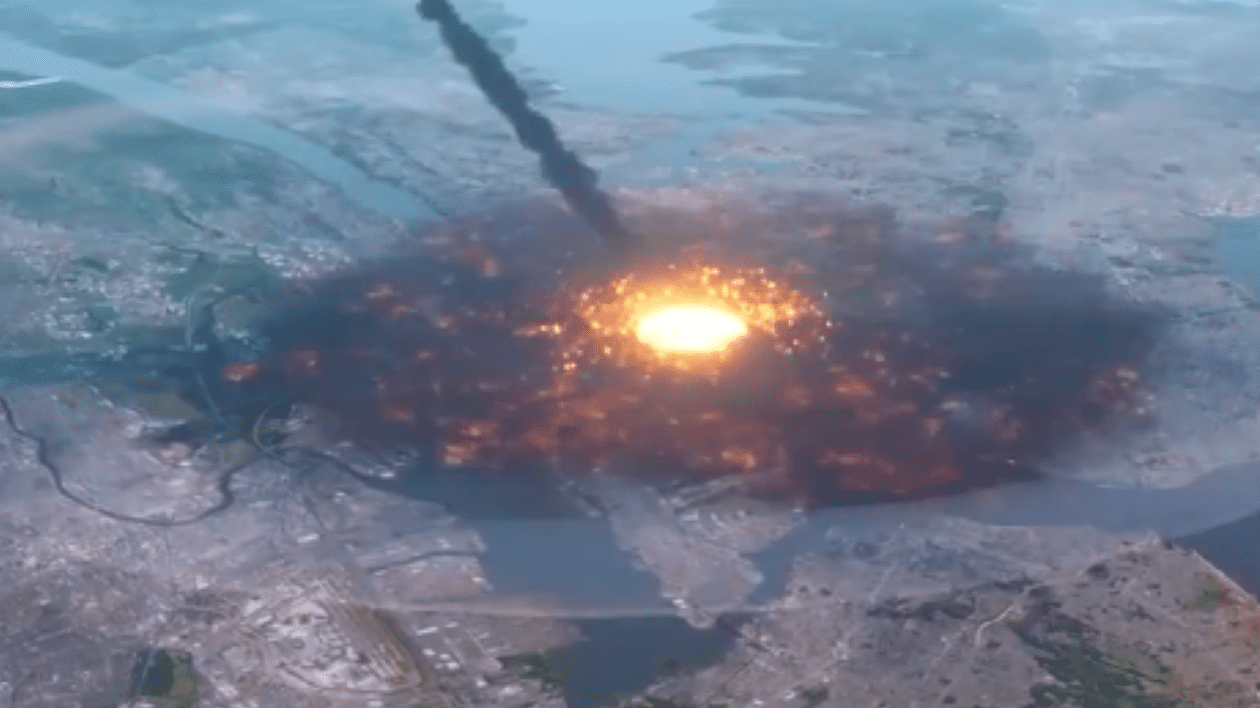 Poză cu impactul pe care l-ar avea un asteroid „distrugător de orașe” dacă ar lovi Pământul