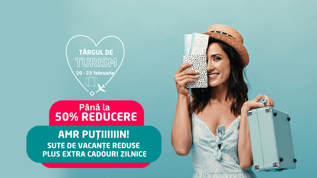 Sute de vacanțe cu până la 50% reducere la Târgul de Turism Online