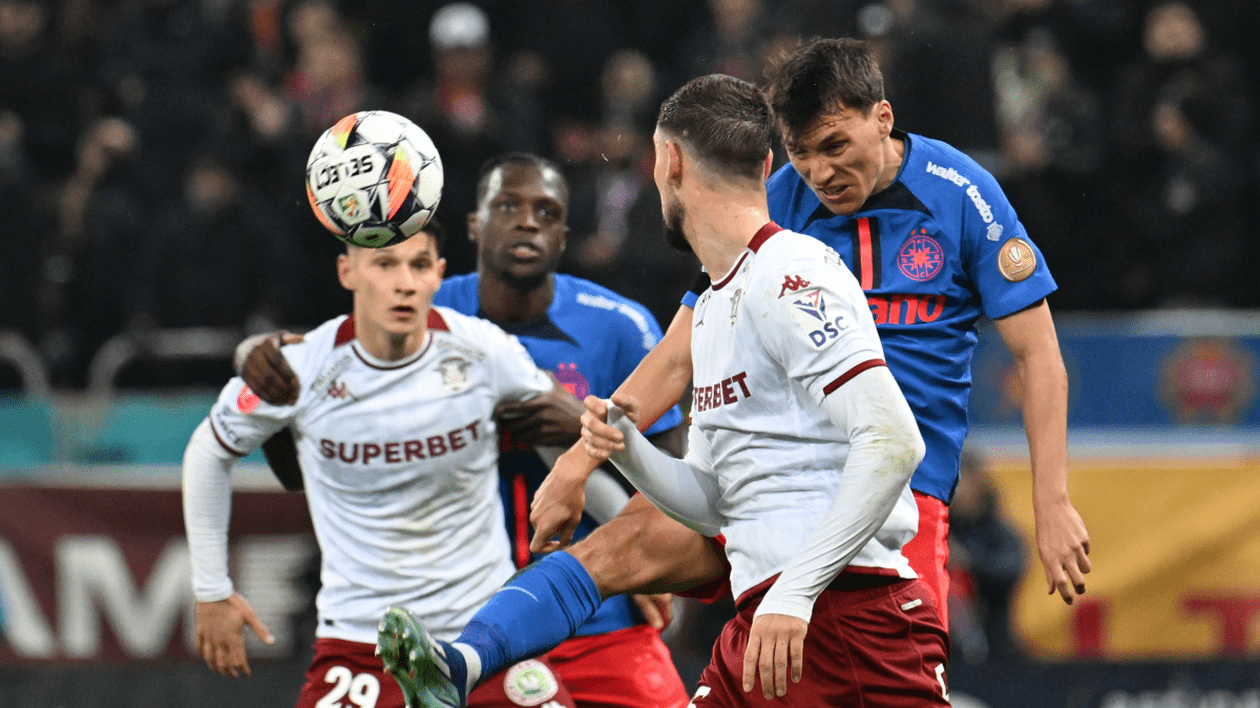 FCSB, învinsă de Lyon în optimile Europa League
