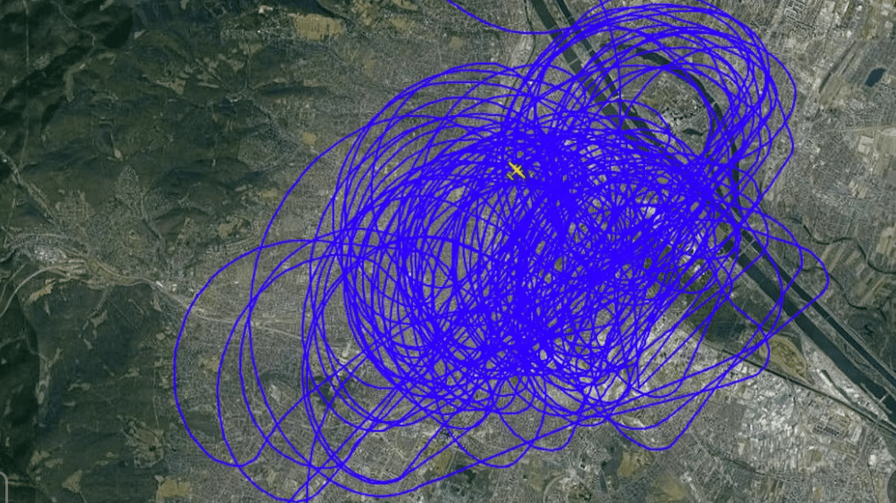 Un avion care a survolat Viena timp de ore întregi în cercuri „tulburătoare” i-a pus pe jar pe locuitori
