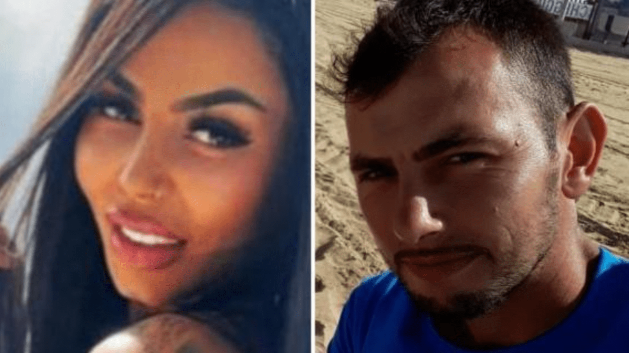 Denisa Maria Păun, românca ucisă în Italia, și Vasile Frumuzache, românul care a mărturisit crima