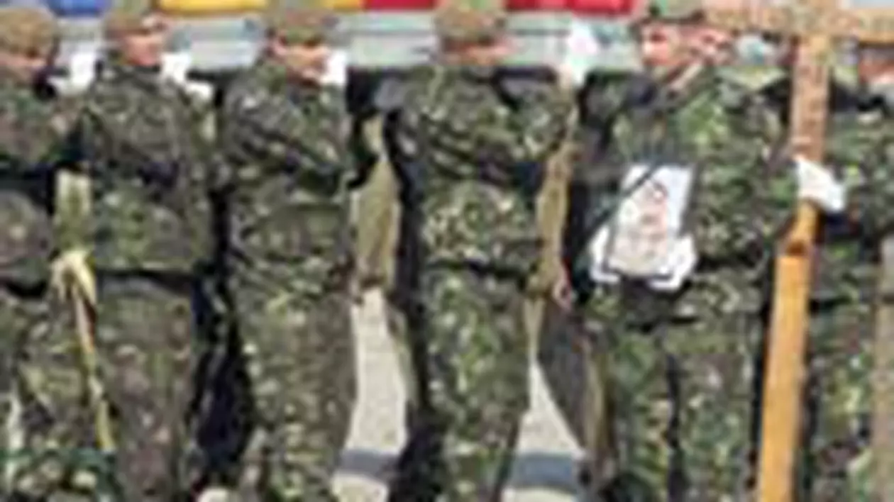 Lacrimi pentru eroul ucis in Afganistan