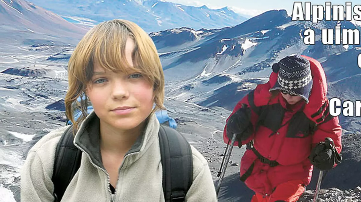 La 14 ani, a cucerit vârful celui mai înalt vulcan