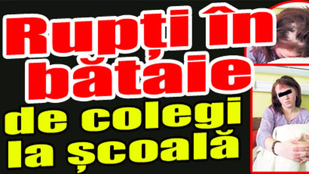 Teroare în şcoli - «Ori o iei pe coajă, ori îţi ratezi viaţa»