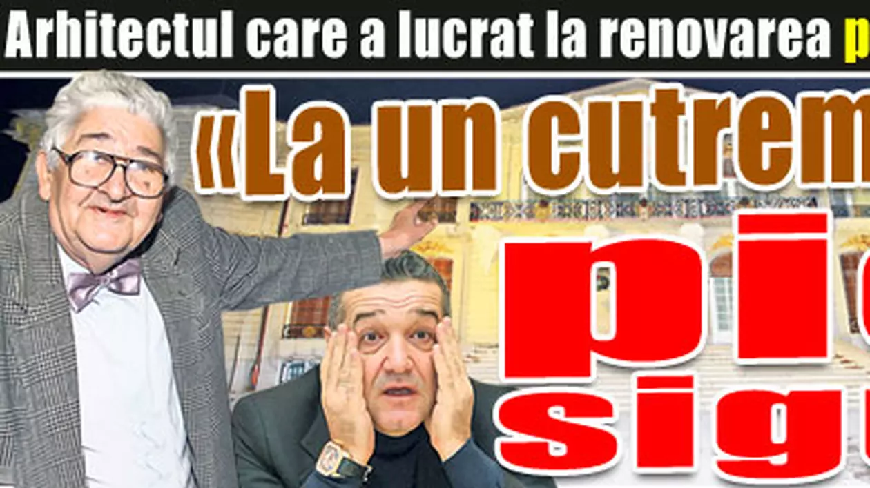 Arhitectul care a lucrat la renovarea palatului lui Becali:«La un cutremur mare, pică sigur!»