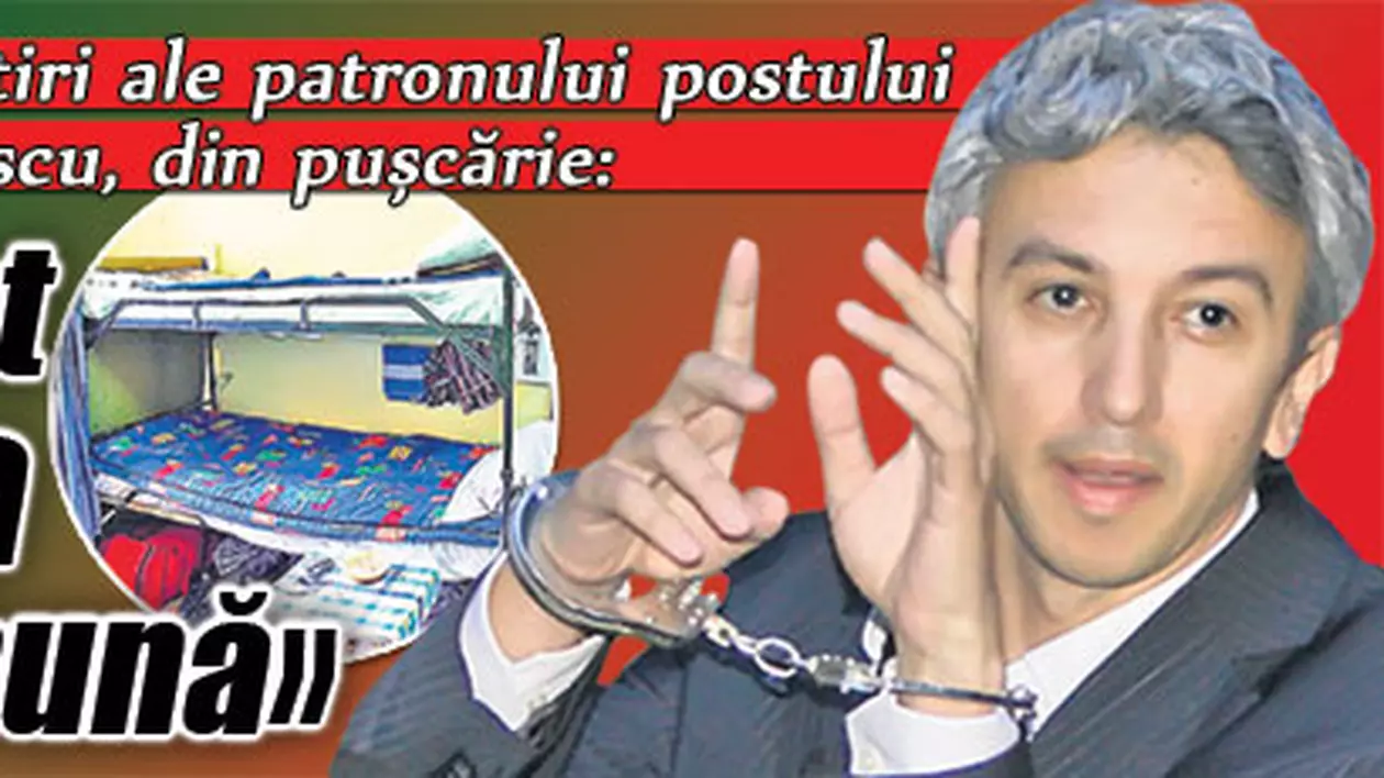 Incredibilele poveşti ale lui Dan Diaconescu din puşcărie: "Mi-au dat salteaua cea mai bună"