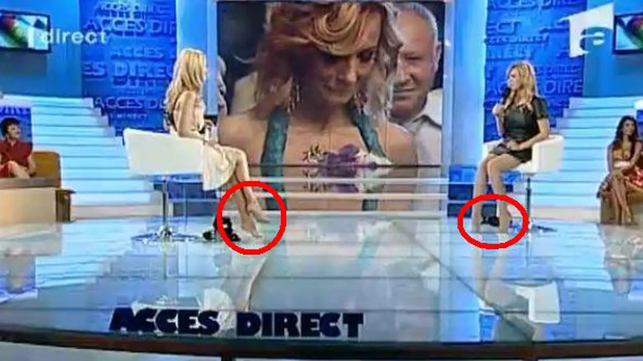În prima emisiune, Simona Gherghe s-a descălţat în direct