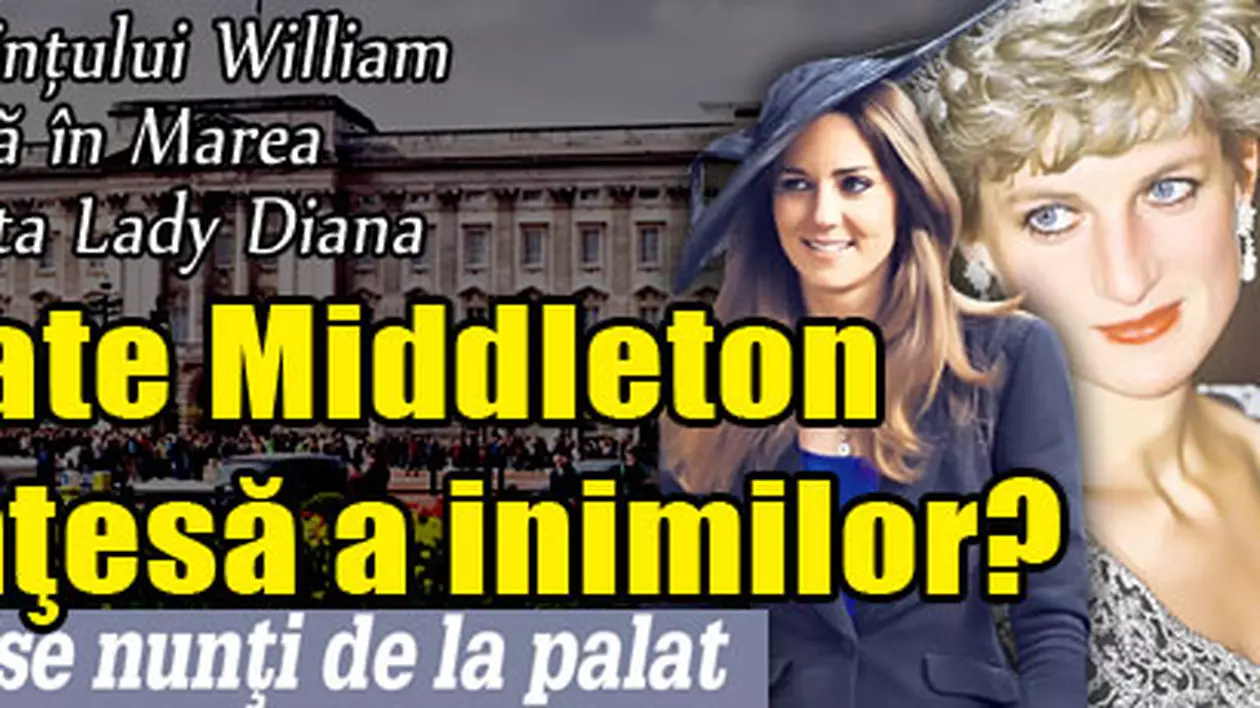 Va fi Kate Middleton noua prinţesă a inimilor?