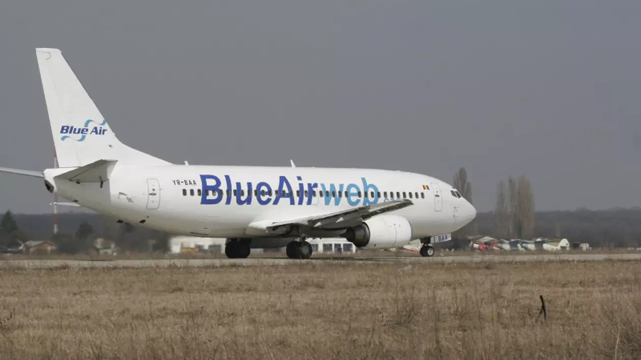 Un avion Blue Air a aterizat de urgență la Budapesta, pe 29 octombrie