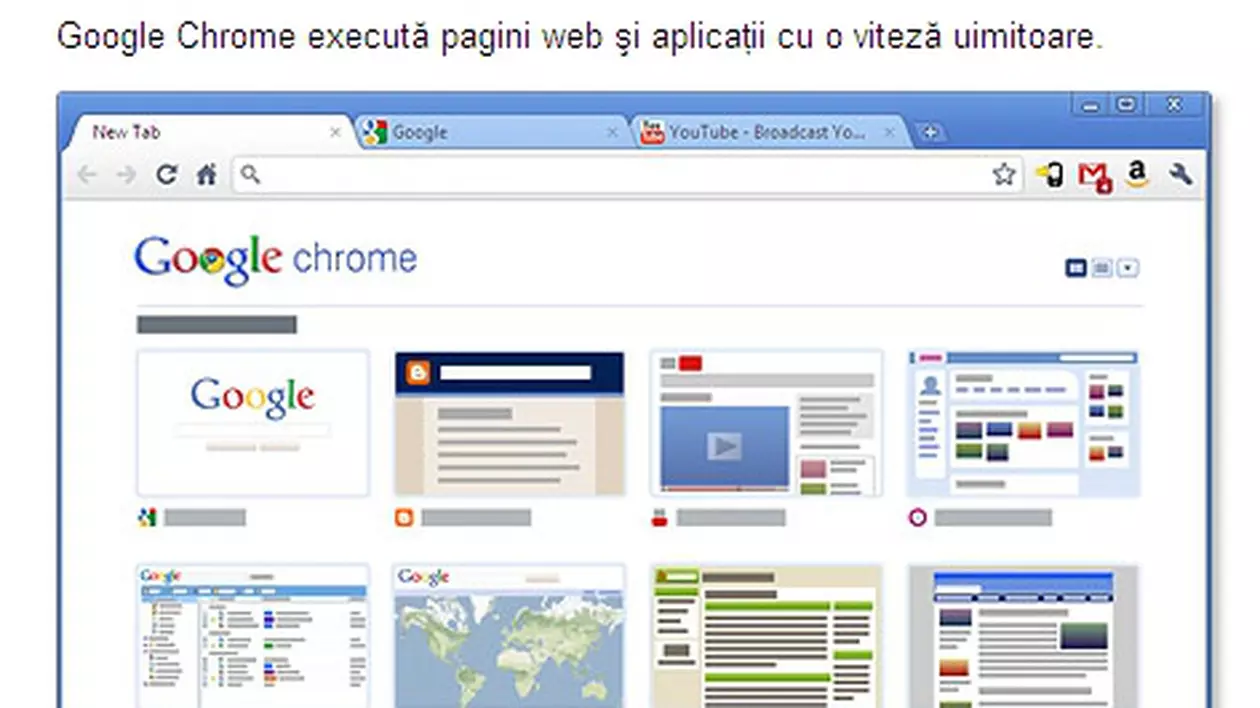 Mai rapid, mai sigur şi mai simplu – noul browser Google Chrome