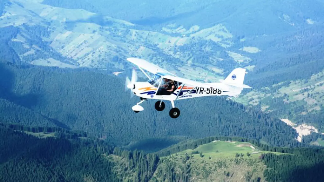 Zboruri de agrement la aerodromul Floreni, de lângă Vatra Dornei, pentru promovarea turismului bucovinean