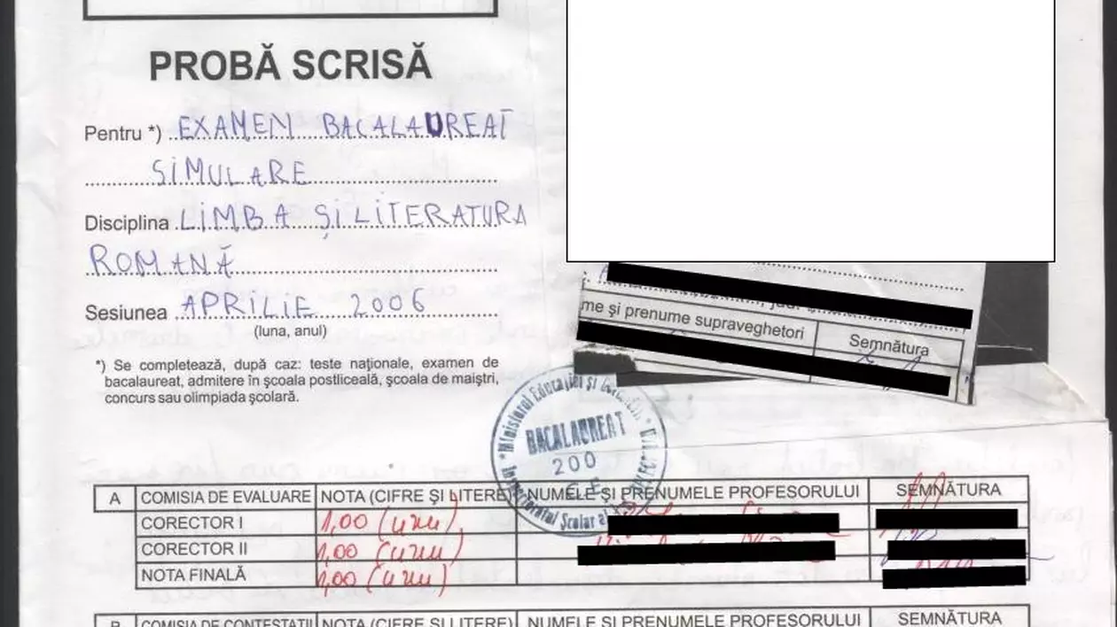 Incredibil! Ce a scris un elev la Bac: ”Colega de bancă are un funduleț obraznic!” Vezi lucrarea integrală!